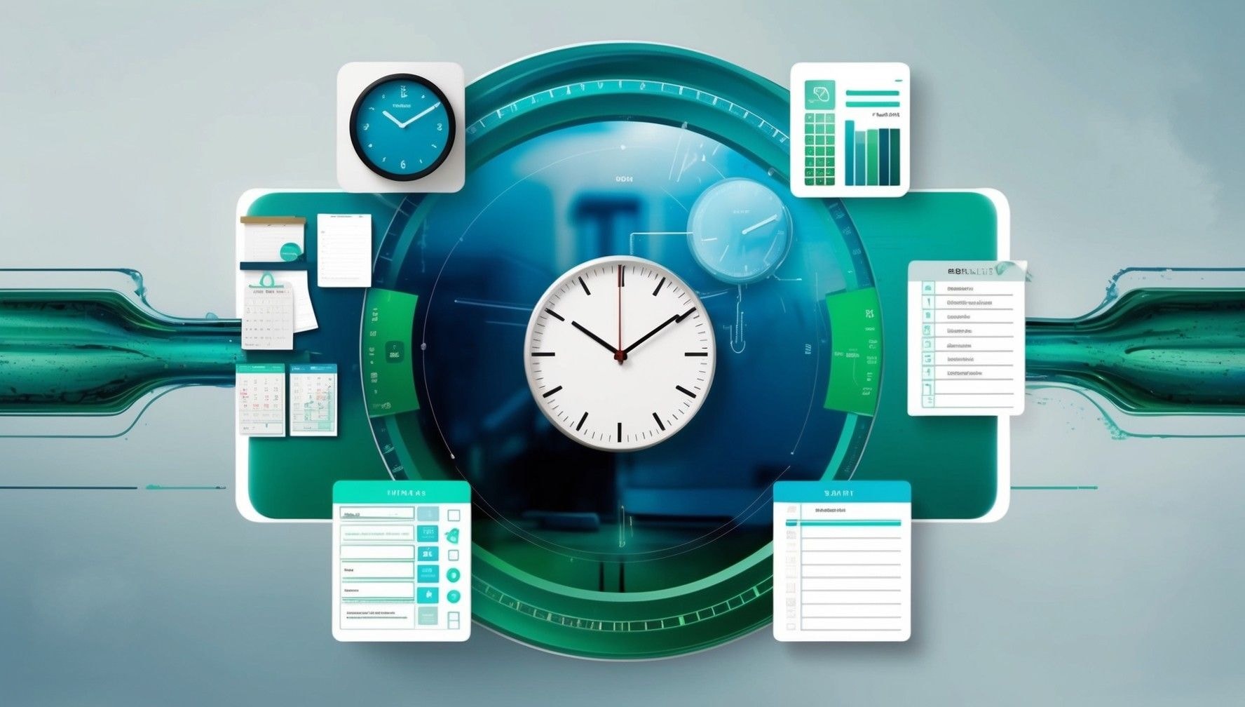 visualization of mastery over time, focus, and productivity